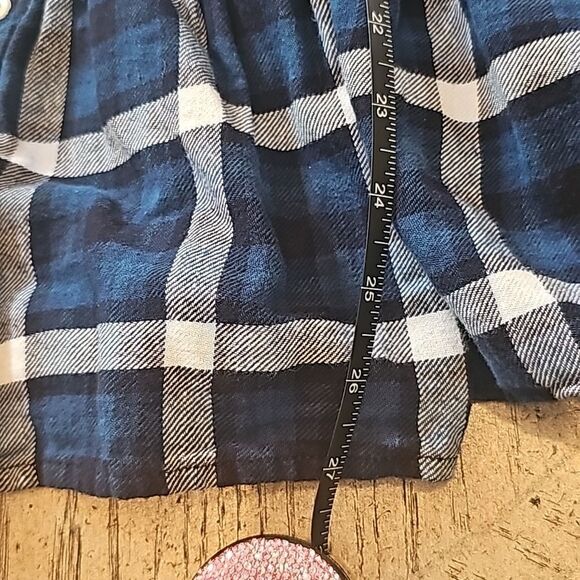 Ralph Lauren plaid tiered flannel shirtdress size 8 cotton - Picture 8 of 13